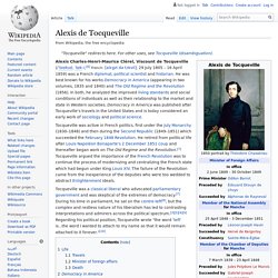 Alexis de Tocqueville - Wikipedia