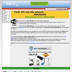 Alfa network AWUS036H usb rtl8187