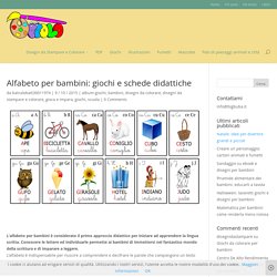 Alfabeto per bambini: giochi e schede didattiche