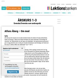 Alfons Åberg - Om mod