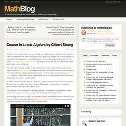 Course in Linear Algebra by Gilbert Strang