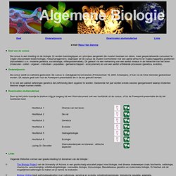 Algemene Biologie