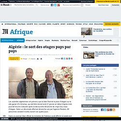 Algérie : le sort des otages par pays