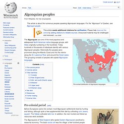 Algonquin people