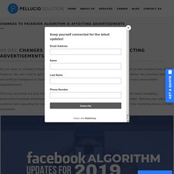 Changes to Facebook Algorithm is Affecting Advertisements