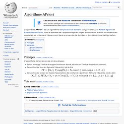 Algorithme APriori