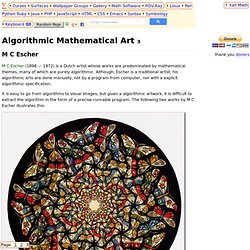 Algorithmic Mathematical Art ₃