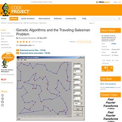 Genetic Algorithms and the Traveling Salesman Problem