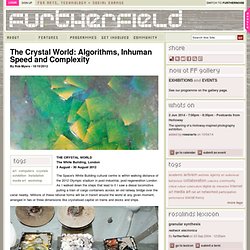The Crystal World: Algorithms, Inhuman Speed and Complexity