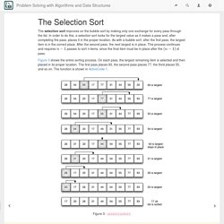 The Selection Sort