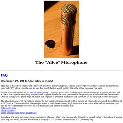 Alice Microphone