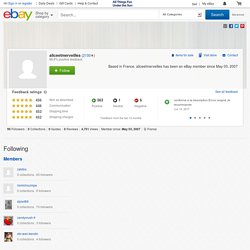aliceetmerveilles sur eBay