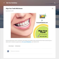 Align Your Teeth With Braces