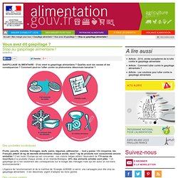 Stop au gaspillage alimentaire !