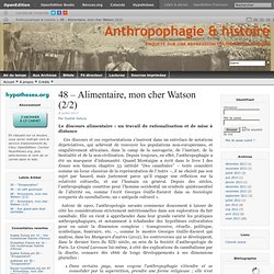 48 – Alimentaire, mon cher Watson (2/2)