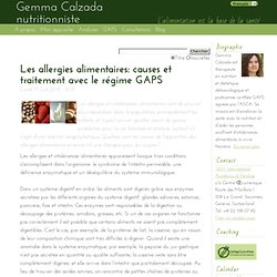 Les allergies alimentaires: causes et traitement avec le régime GAPS