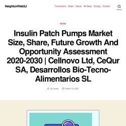 Insulin Patch Pumps Market Size, Share, Future Growth And Opportunity Assessment 2020-2030
