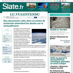 Des documents volés dans un centre de recherche alimentent les d