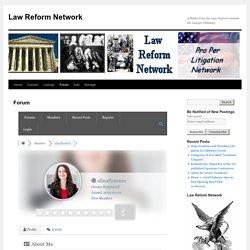 alinaflorence – Profile – Law Reform Network ForumLaw Reform Network