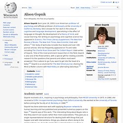 Alison Gopnik