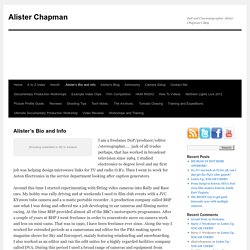 Alister’s Bio and Info