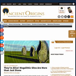 They’re Alive! Megalithic Sites Are More than Just Stone