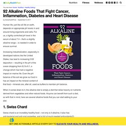 92 Alkaline Foods That Fight Cancer, Diabetes and Heart Disease