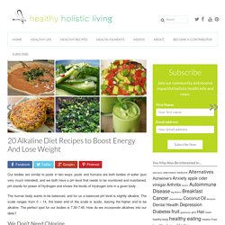 20 Alkaline Diet Recipes to Boost Energy And Lose Weight