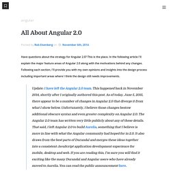 All About Angular 2.0