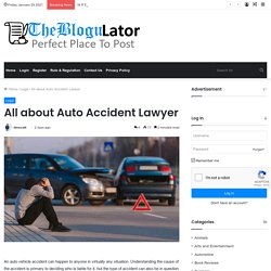 All about Auto Accident Lawyer