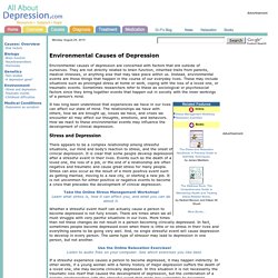 All About Depression: Causes