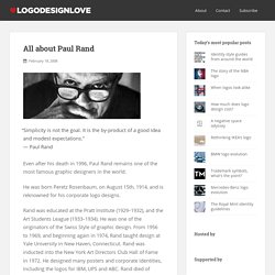 All about designer Paul Rand