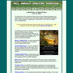 All About Digital Photos