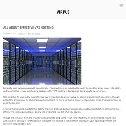 All about Effective VPS Hosting