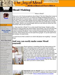All About Mead Making