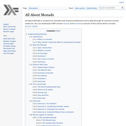 All About Monads