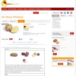 All About Potatoes: Easy How-To Cooking Tips & Advice: RecipeTips
