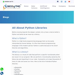 All About Python Libraries