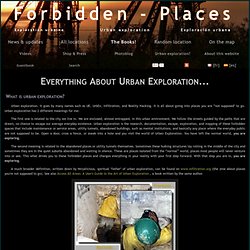 All about urban exploration