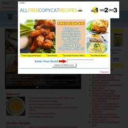 All Free Copycat Recipes