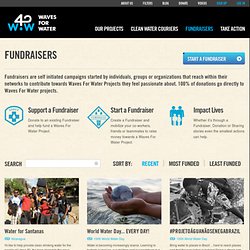 All Fundraisers - Waves For Water