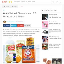 6 All-Natural Cleaners and 25 Ways to Use Them