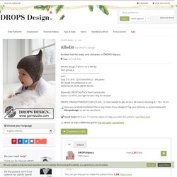 Alladin / DROPS Baby 21-34 - Free knitting patterns by DROPS Design