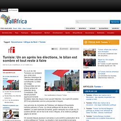 Tunisie: Un après les élections, le bilan est sombre et tout reste à faire