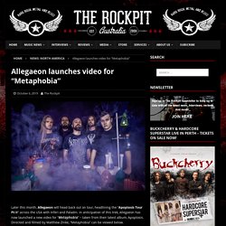 Allegaeon launches video for “Metaphobia”