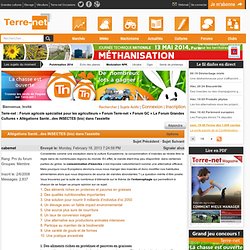 Allégations Santé...des INSECTES (bio) dans l'assiette - Le Forum Terre-Net - Terre-net : Forum agricole spécialisé pour les agriculteurs