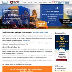 Allegiant Airlines Reservations +1-855-695-0023 Booking Number