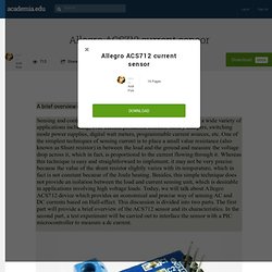 Allegro ACS712 current sensor