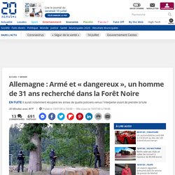 Allemagne : Armé et « dangereux », un homme de 31 ans recherché dans la Forêt Noire