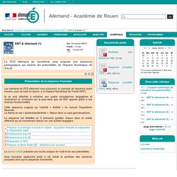 Allemand - Académie de Rouen - ENT & allemand (1)